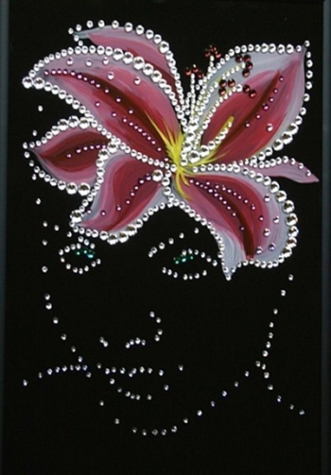 Картина Лилиана с кристаллами Swarovski (1199)