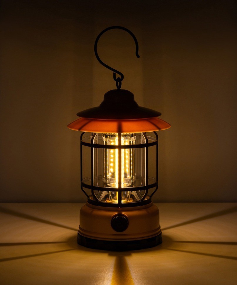 Фонарь подвесной Travel Backyard, бежевый/черный (1558633)