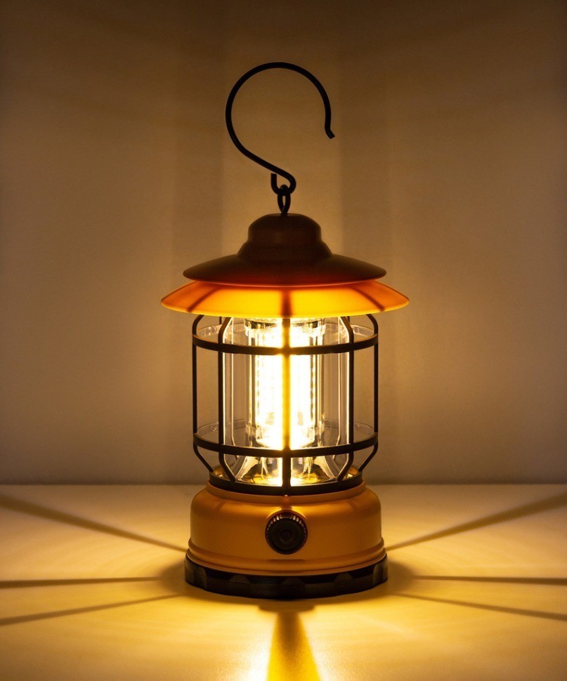 Фонарь подвесной Travel Backyard, бежевый/черный (1558633)