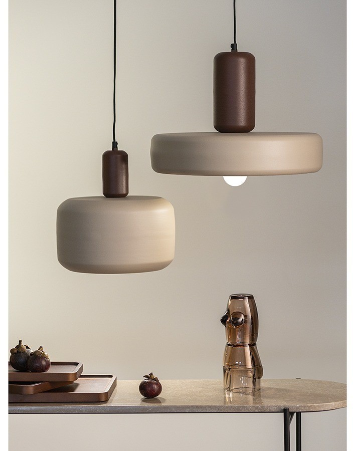 Светильник подвесной juko, D28х32 см, вишневый (76347)