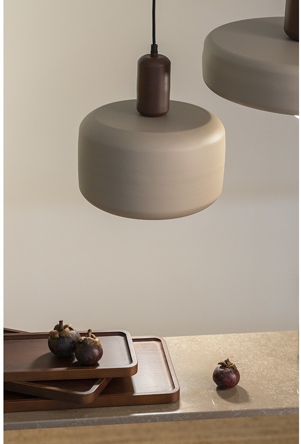 Светильник подвесной juko, D28х32 см, вишневый (76347)