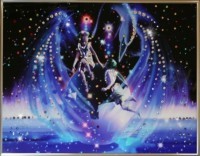 Картина Близнецы Кагая с кристаллами Swarovski (1139)