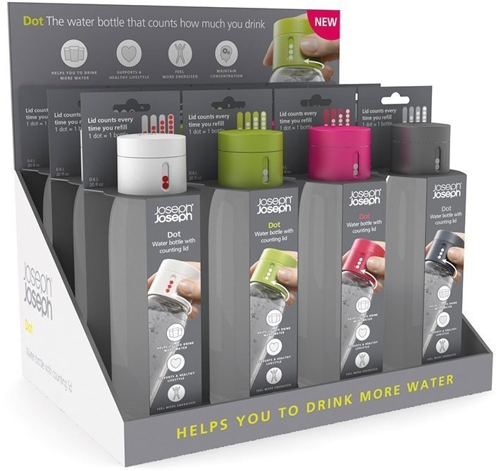 Бутылка dot, 600 мл, серая (54851)