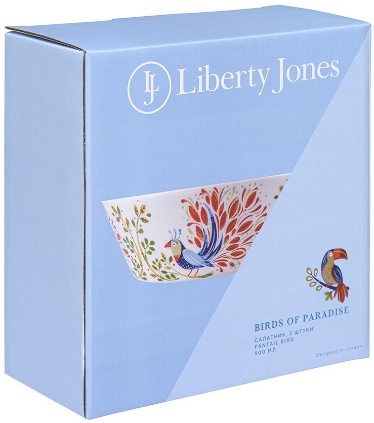 Набор салатников fantail bird из коллекции birds of paradise в подарочной упаковке, 900 мл, 2 шт. (76686)