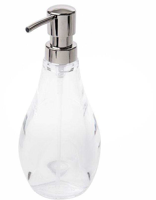 Диспенсер для мыла droplet, 280 мл, прозрачный (41679)