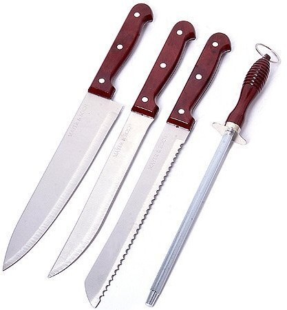 Набор ножей 15 предметов на подстав МВ (24253)