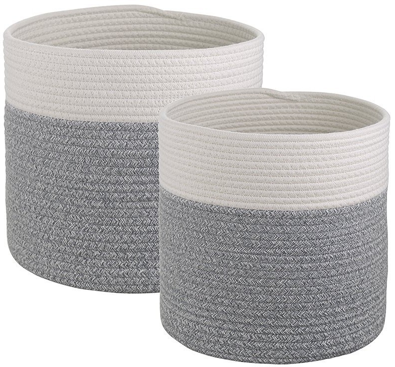 Кашпо gerd, D30х29 см кремовое/светло-серое (74831)