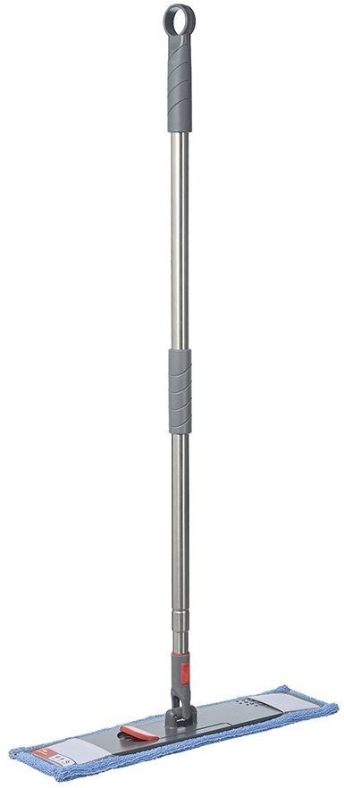 Швабра для мытья пола с телескопической ручкой 160 см и насадкой (67775)