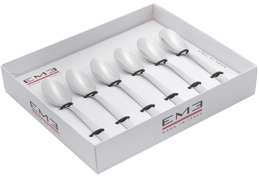 EME Набор кофейных ложек SHARK 6 шт C09SH/CR