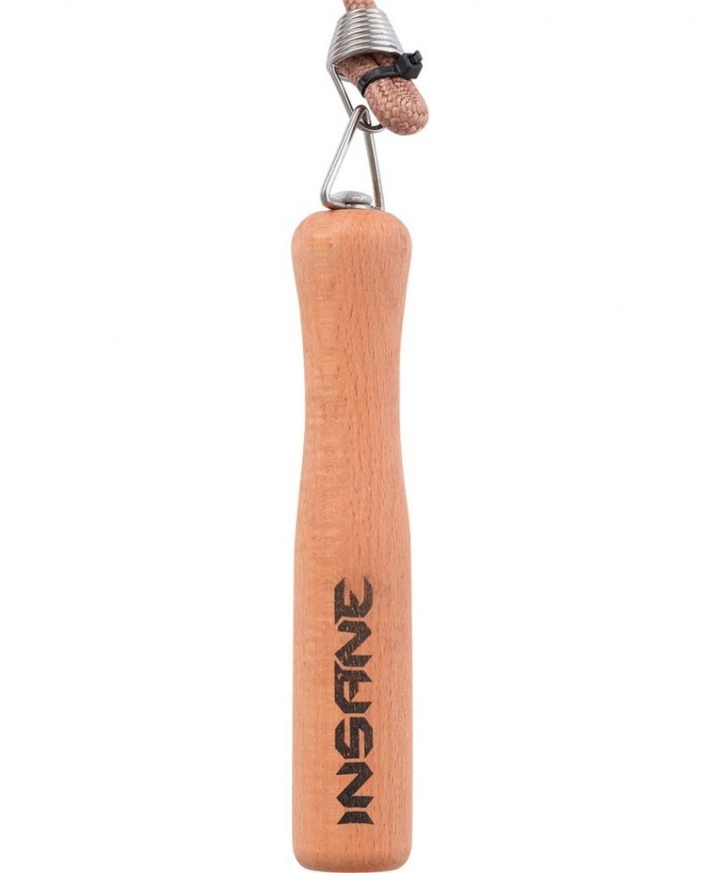 Скакалка с деревянными ручками IN22-JR300, нейлон, коричневый, 2,8 м (1855922)