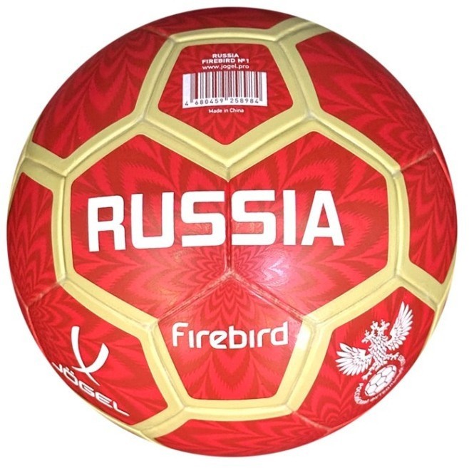Мяч футбольный JÖGEL Russia Firebird №1 (2115756)