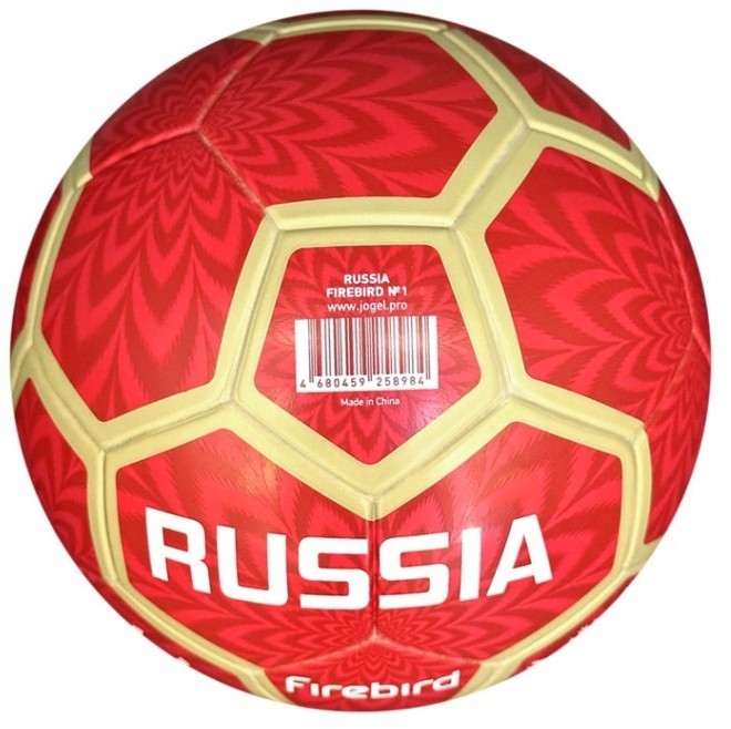 Мяч футбольный JÖGEL Russia Firebird №1 (2115756)
