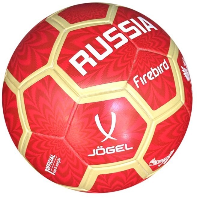 Мяч футбольный JÖGEL Russia Firebird №1 (2115756)