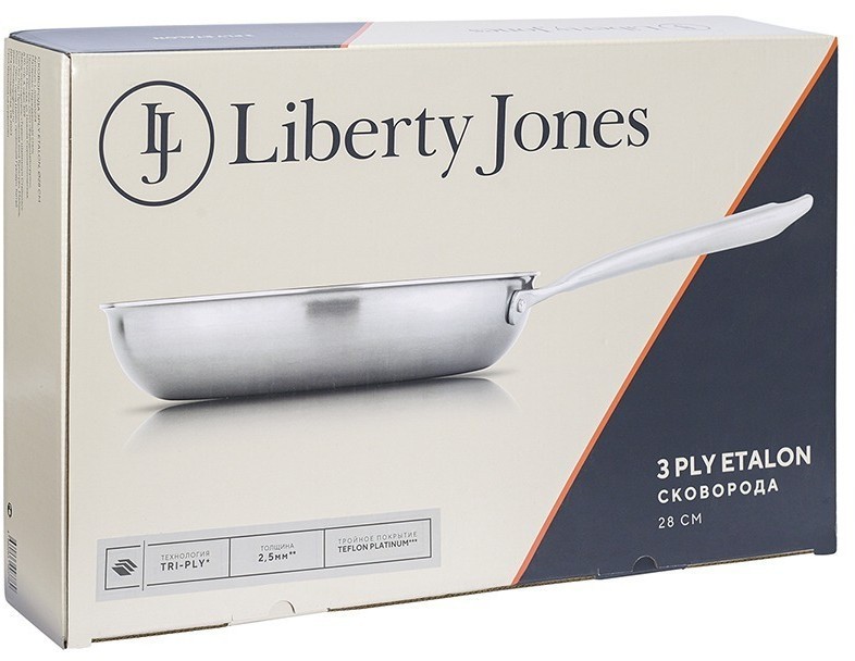 Сковорода 3ply etalon, D28 см (77014)