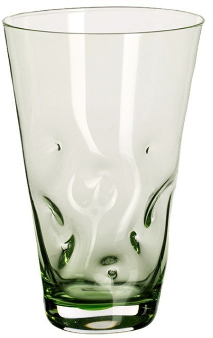 Стакан LR224-ZKG, ручная работа/стекло, green, ROOMERS TABLEWARE