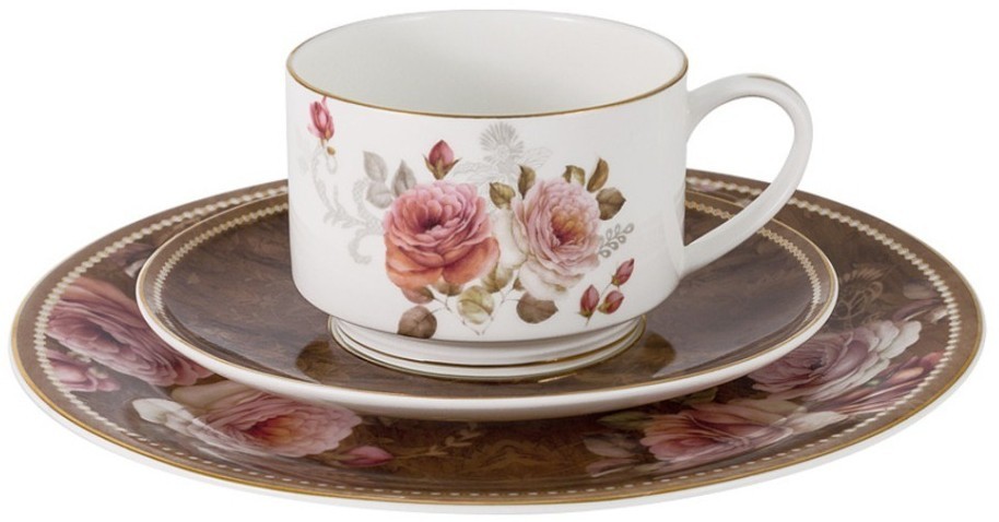 Чайный сервиз Английская роза, 6 персон, 21 предмет - AL-M2188/21-E9 Anna Lafarg Emily