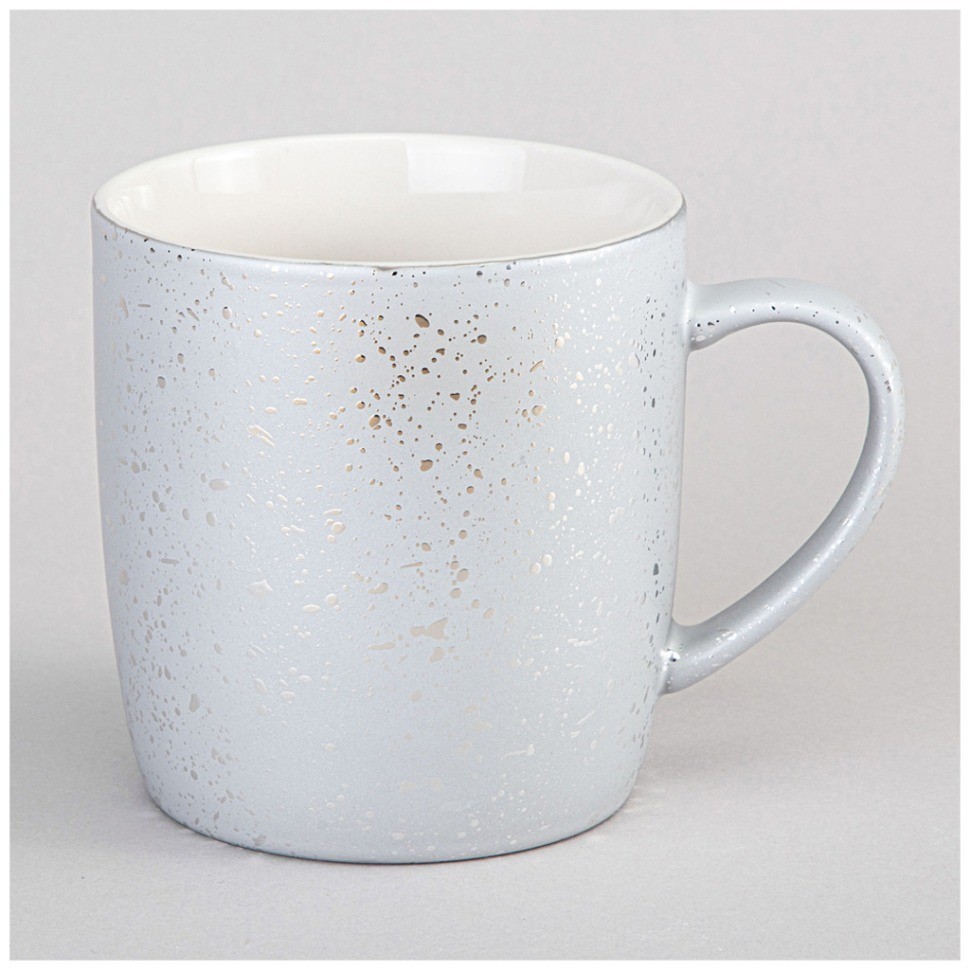 Кружка lefard 340мл shine серебро  мал уп=12шт (97-755)