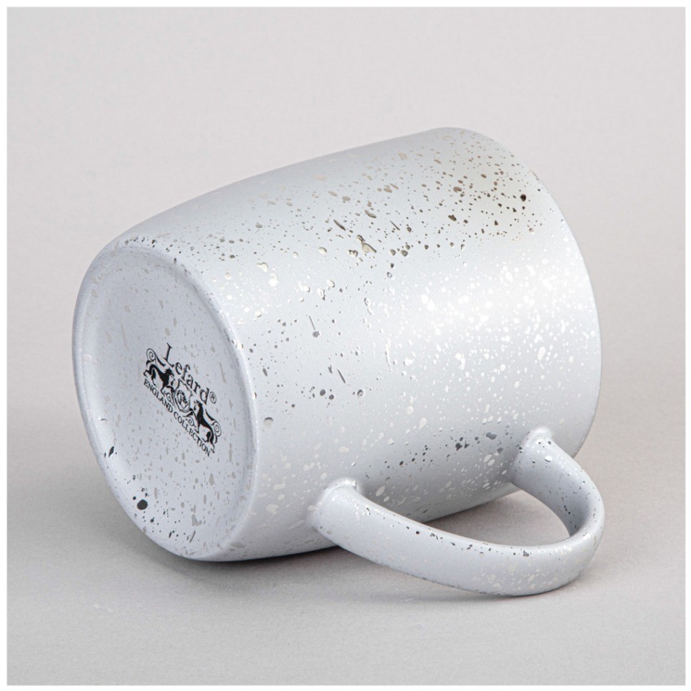 Кружка lefard 340мл shine серебро  мал уп=12шт (97-755)