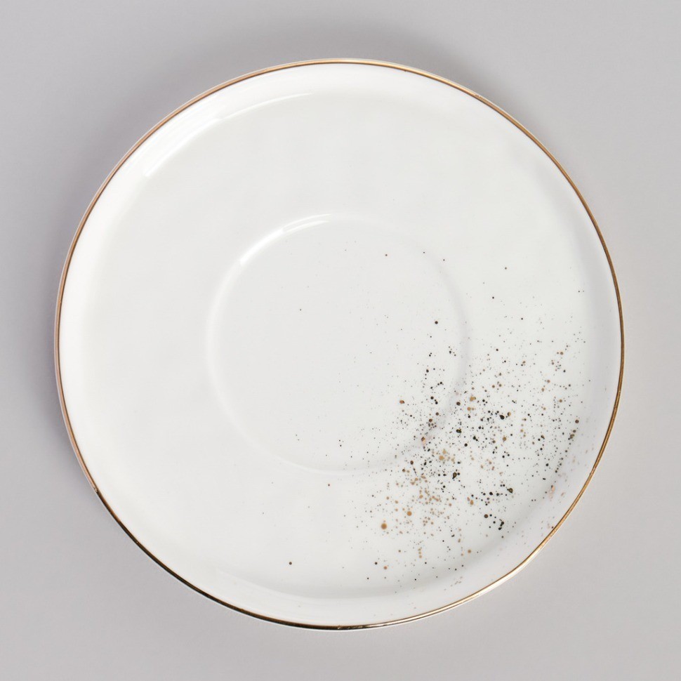 Чайный набор bronco "gold" на 2 пер. 4 пр. 200 мл (263-1359)