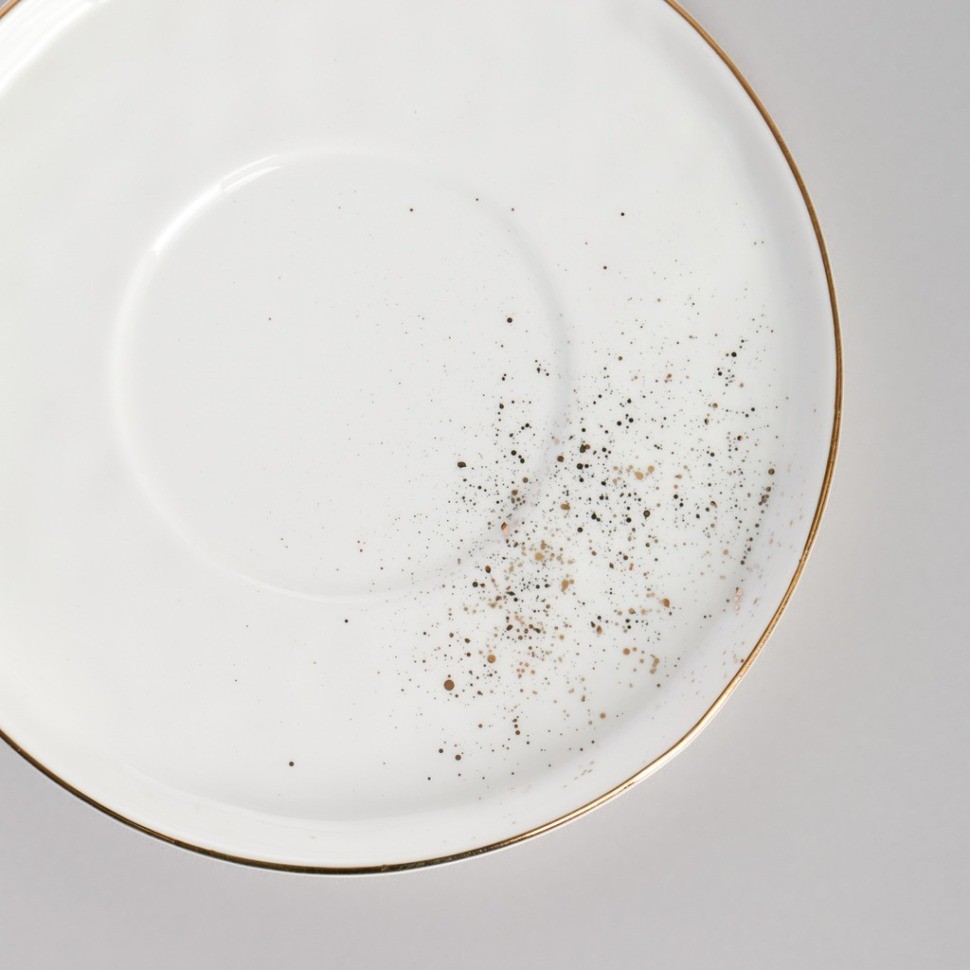 Чайный набор bronco "gold" на 2 пер. 4 пр. 200 мл (263-1359)