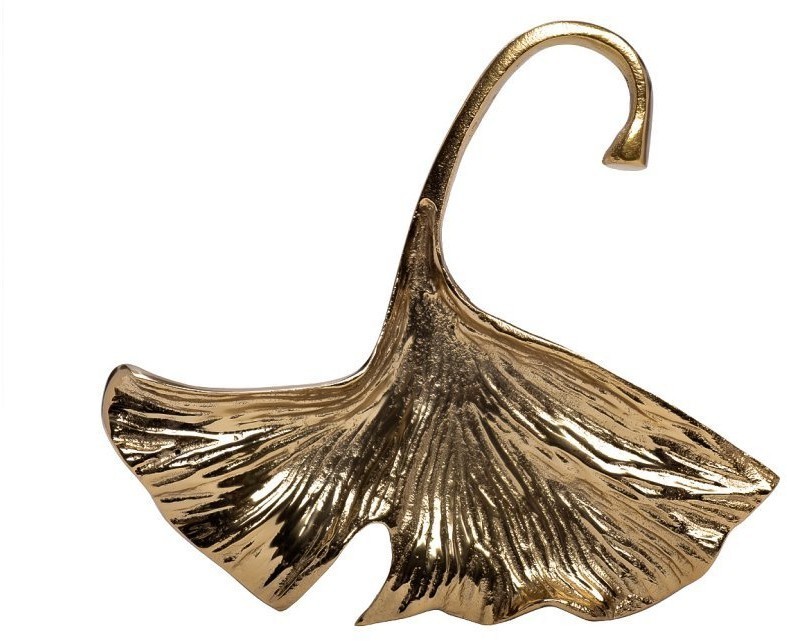 Декор настенный "Лист гингко" цвет золото 18*3*16см (TT-00007200)