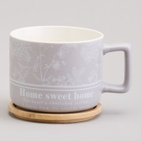 Кружка lefard 400мл с бамбуковой крышкой &quot;loving family&quot; 9.6*8cm (756-478)