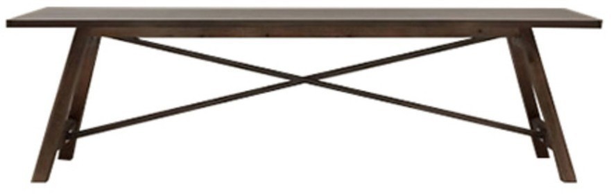 Стол обеденный Эльби SW12680-2-Z, массив дуба, металл, natural oak, ROOMERS FURNITURE