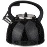 Чайник agness со свистком "черный мрамор" 2,5 л нжс, индукцион. дно (907-045)