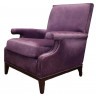 Кресло Ларистон C0243-1D/AR108-14, Массив каучукового дерева, вельвет, фурнитура бронза, Light Purple, ROOMERS FURNITURE