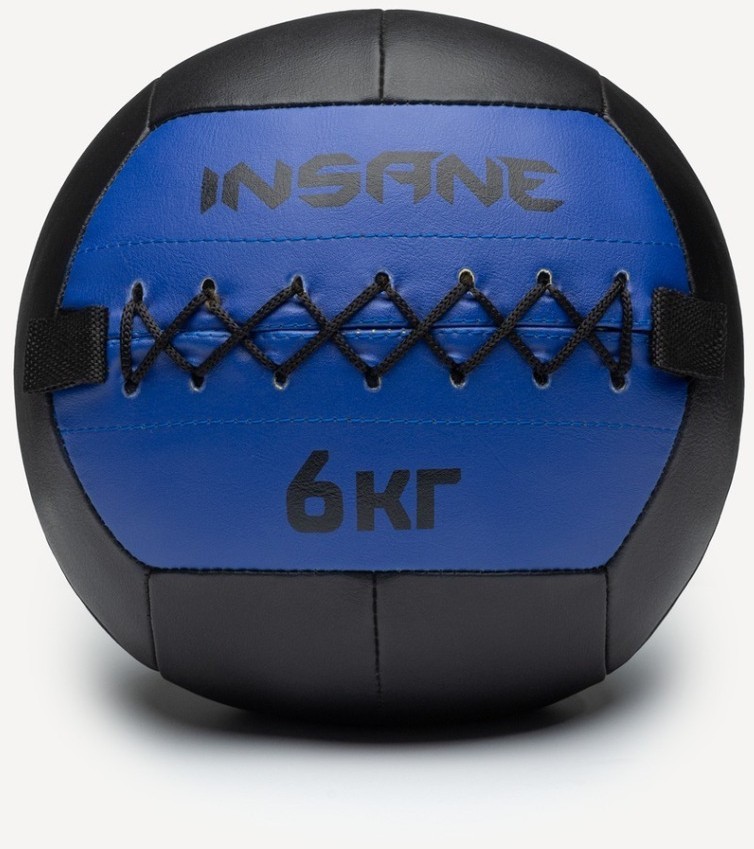Медбол INSANE IN24-WB100, 6 кг, синий (2111038)