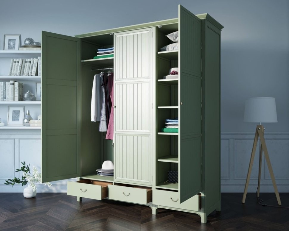 Трехстворчатый шкаф Olivia арт GA2004/3-ET