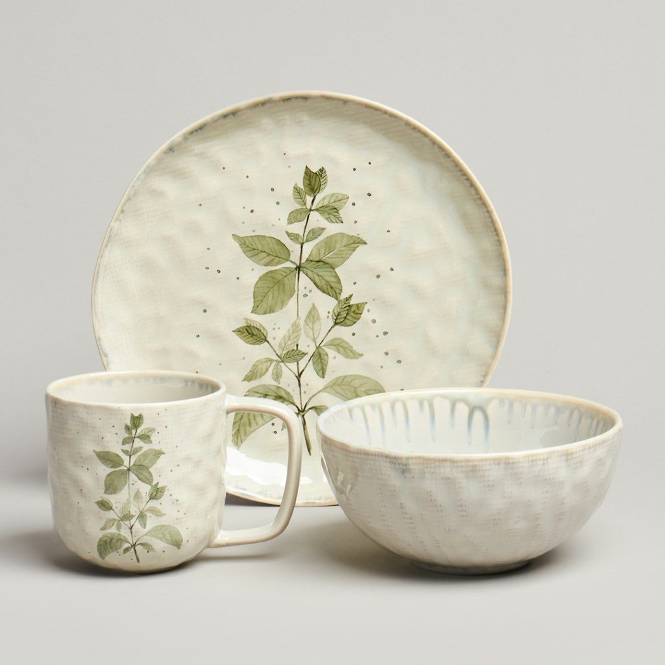 Набор посуды lefard "flowers" 3 предмета (260-1032)