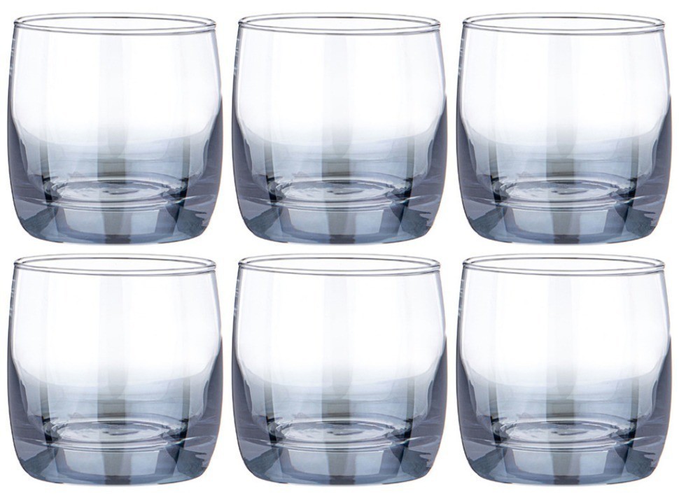 Набор стаканов из 6 шт "черное море омбре" 310 мл Lefard (194-733)