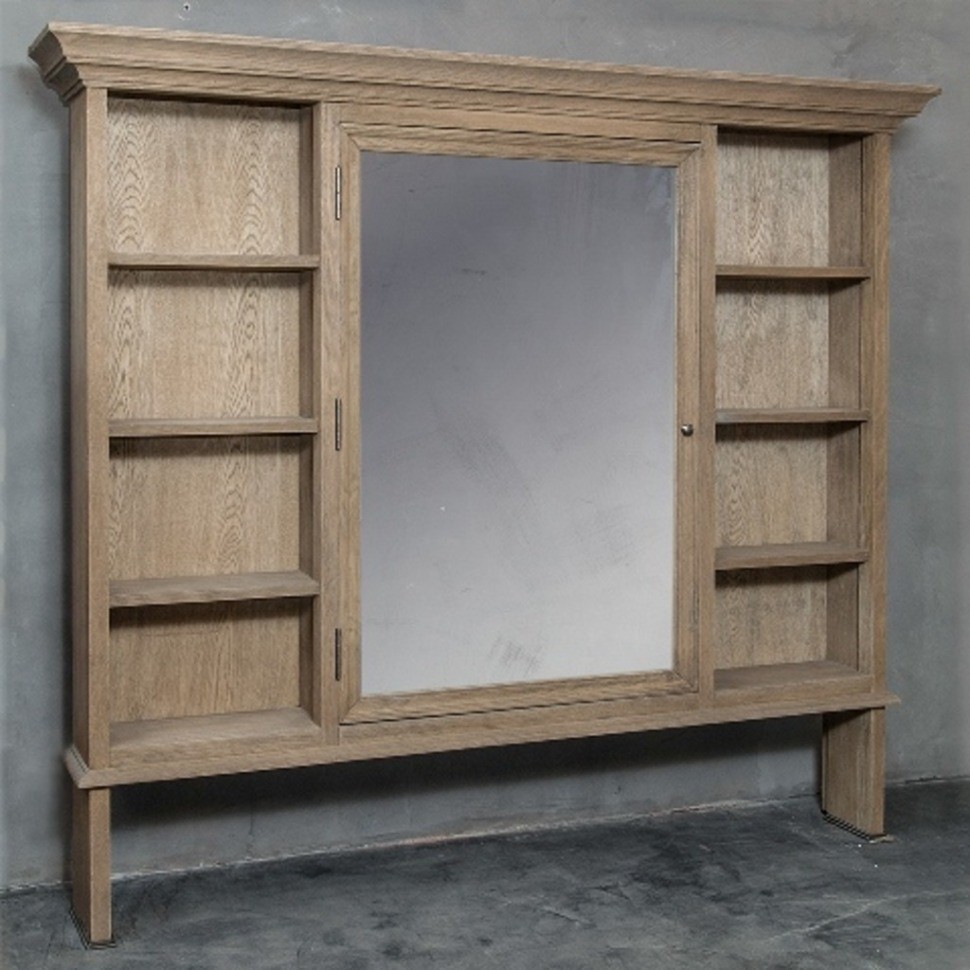 Зеркало Хуго FD8919-1, дерево, стекло, natural oak, ROOMERS FURNITURE