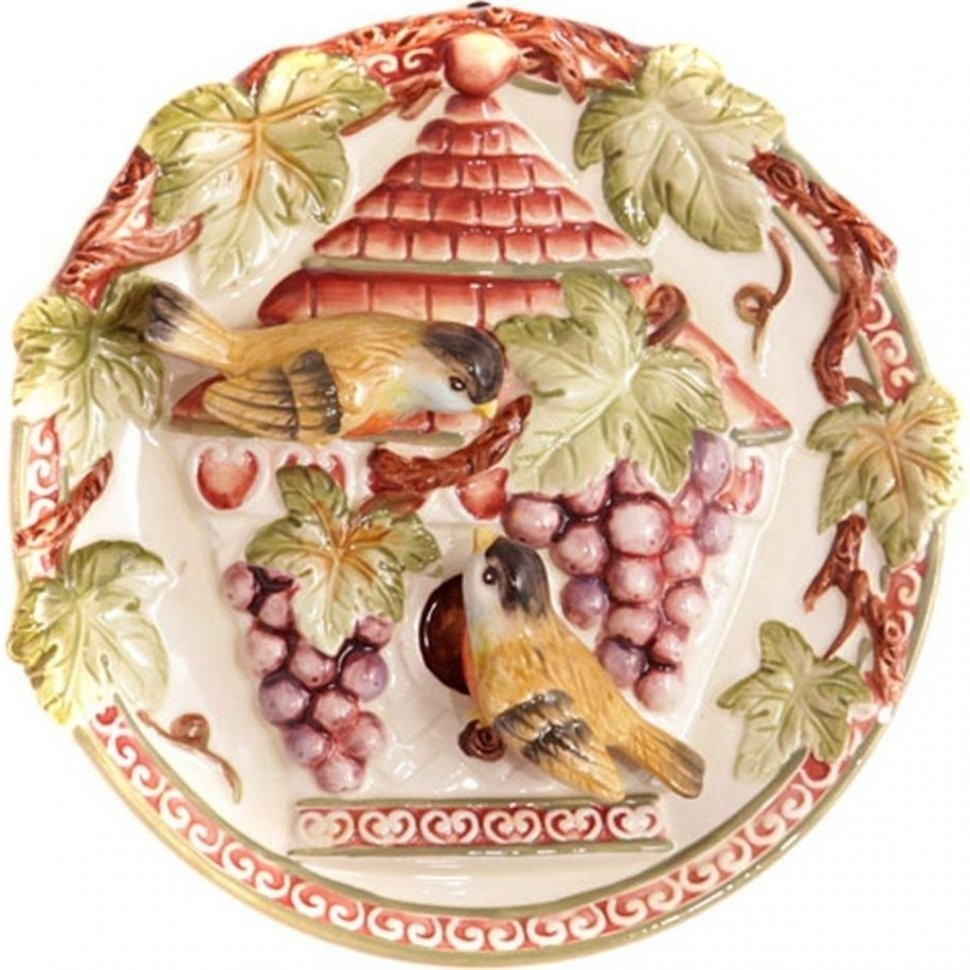 Тарелка декоративная lefard "виноград" 20 см (59-417)