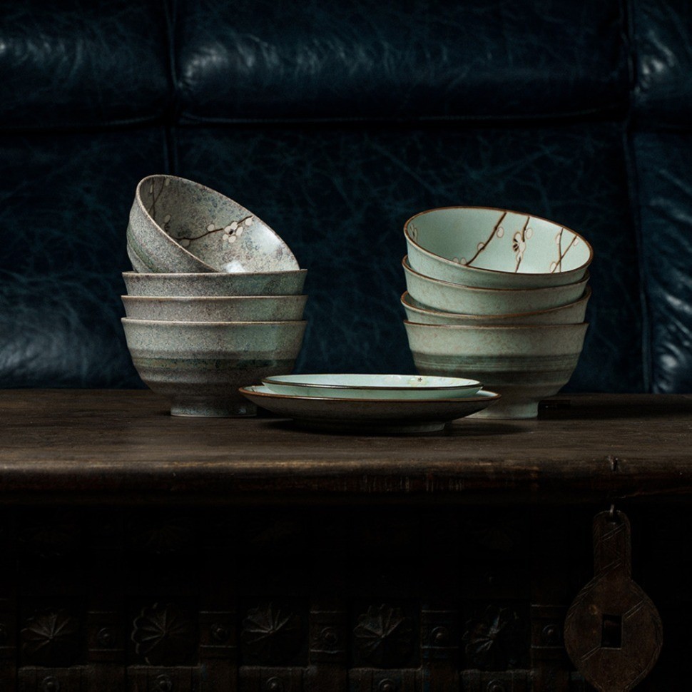 Чаша 16620, 17 см, фарфор, green, TOKYO DESIGN