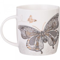 Кружка lefard &quot;бабочка&quot; 350мл мал уп=12шт (97-673)