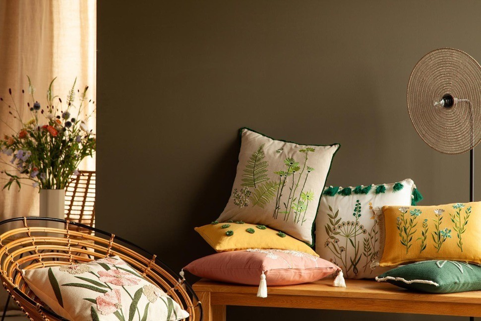 Подушка декоративная radiant bloom из коллекции ethnic, 30х45 см (79074)