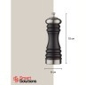 Мельница для перца smart solutions, 15 см, коричневая матовая (70650)