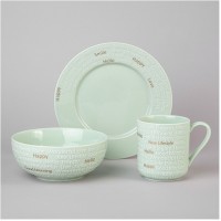 Набор для завтрака lefard &quot;good morning&quot; 3 пр. мятный (42-537)