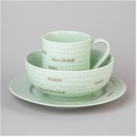 Набор для завтрака lefard &quot;good morning&quot; 3 пр. мятный (42-537)