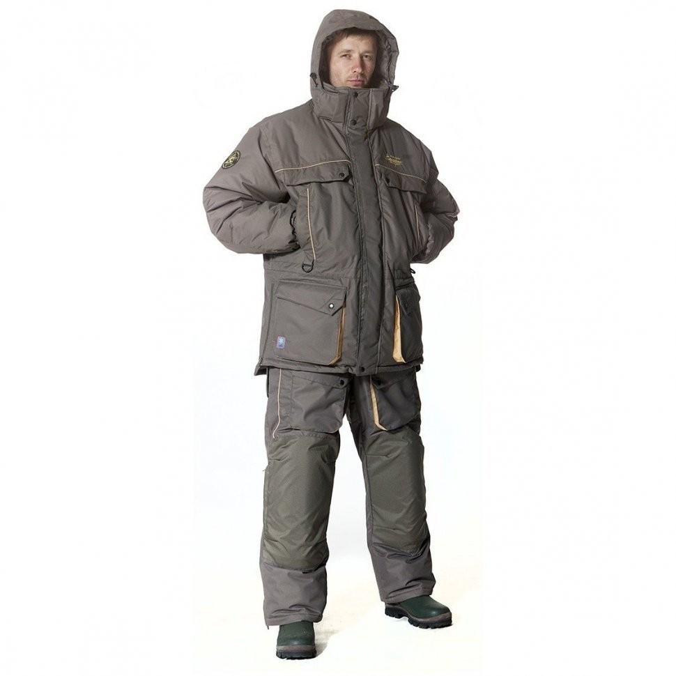 Зимний костюм для рыбалки Canadian Camper Snow Lake Pro цвет Stone (3XL) (83159s88977)