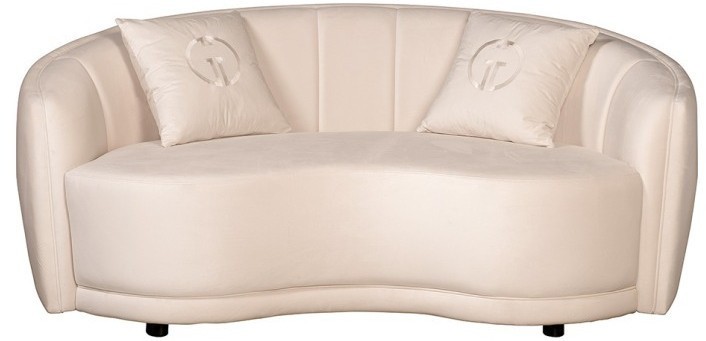 Диван двухместный бежевый 187*106*79см (без канта) (TT-00014756)