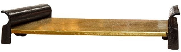 Поднос 18294-43, металл, Antique brass/Cobolt blue, ROOMERS TABLEWARE