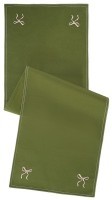Дорожка на стол fancy bows оливкового цвета из коллекции essential, 45x150 см (79423)
