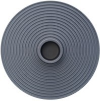 Подсвечник из каменной керамики темно-синего цвета из коллекции essential (76080)