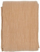 Покрывало двухстороннее из многослойного муслина цвета охры из коллекции essential, 230x250 см (75387)