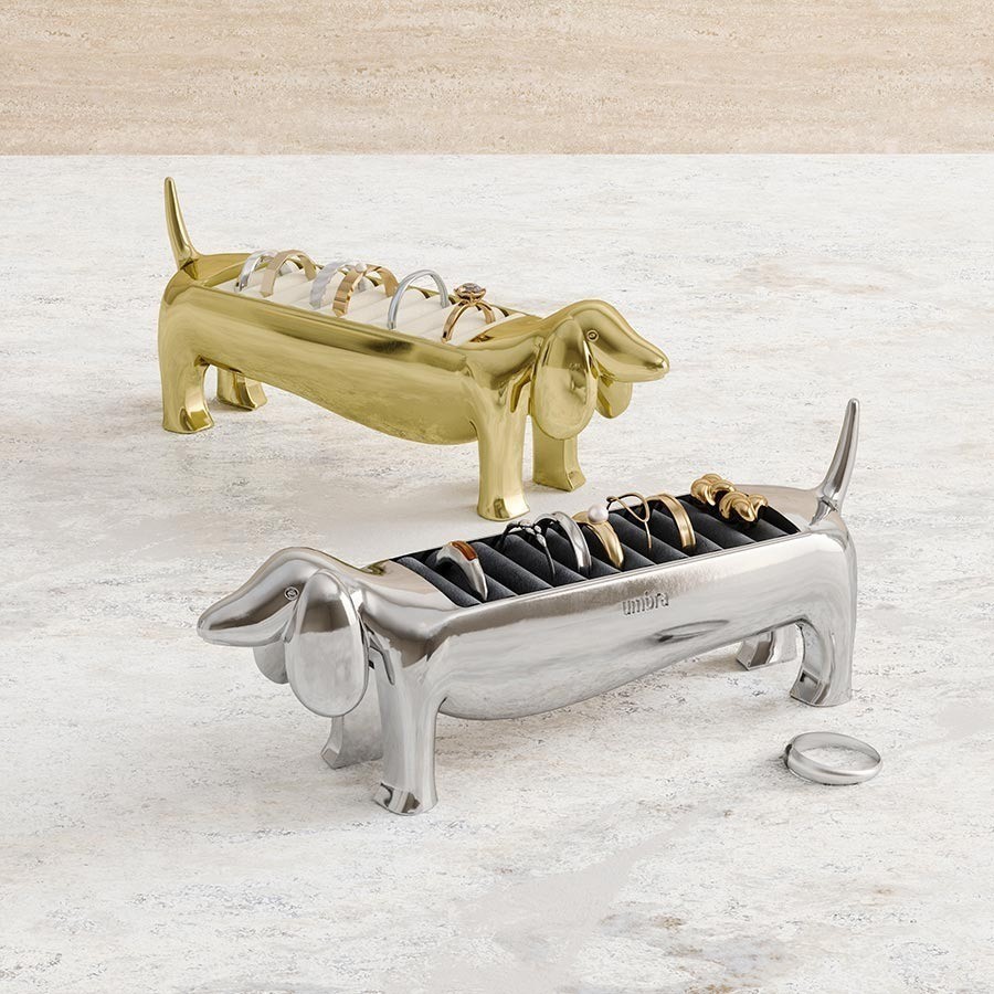 Держатель для колец dachsie, латунь (79964)