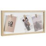 Рамка для фотографий с подсветкой everyday, 23х49 см, белая/натуральное дерево (76270)
