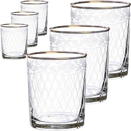 Стакан для виски 250мл. 4шт. "Винтаж" " (150-4-ГЗ2-2)